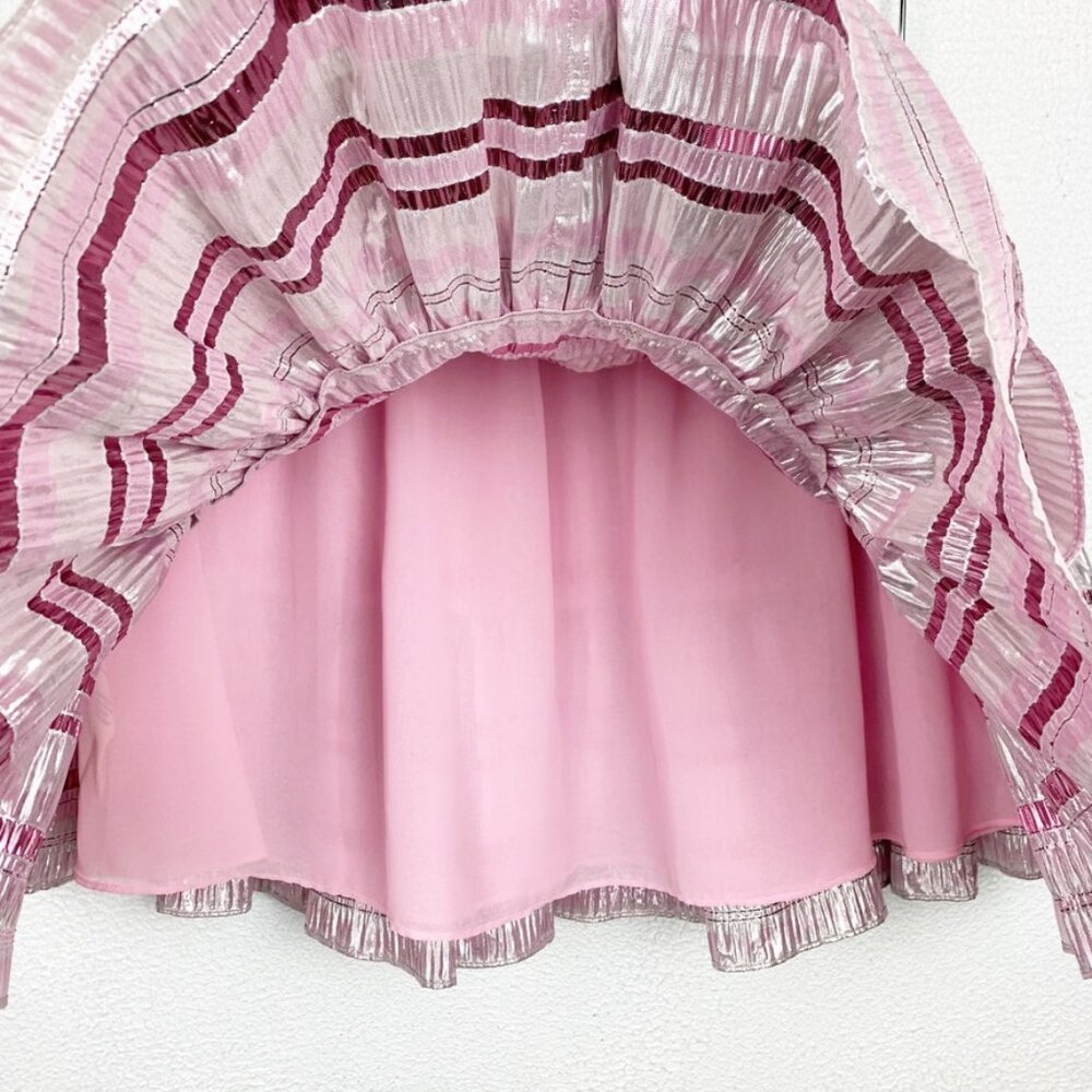 Loveshackfancy | Brynlee Metallic Tiered Mini Ski… - image 5